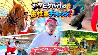 「どうぶつえん」でお仕事チャレンジ！おともだちになれるかな？アドベンチャーワールド Zoo 　Aquarium 　Panda 　Adventure World