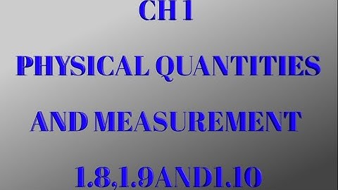 Class 9, Numericals 1.8,1.9and1.10  Solutions |physics with sir zain |
