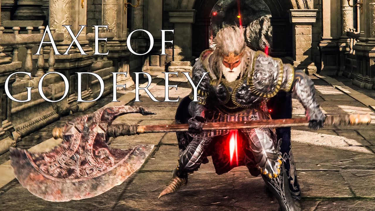 ELDEN RING - WEAPONS SHOWCASE EP. 28: AXE OF GODFREY - YouTube