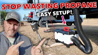 RV Diesel Heater install the EASY WAY!!   #rvlifestyle #rvlife #rvlivingfulltime #rvliving