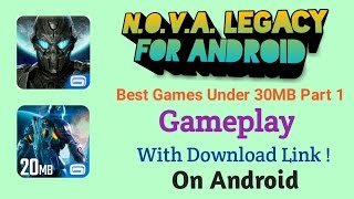 NOVA Legacy for Android ! NOVA Legacy Gameplay with Download Link! 24MB Game by Gameloft ! in Hindi screenshot 4