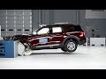 2022 Ford Explorer updated moderate overlap front IIHS crash test