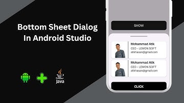 How to Implement Bottom Sheet dialog in android studio |Android bottom sheet tutorial