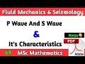 P Wave and S Wave  | MSc Math Seismology| Math by Sachin sir