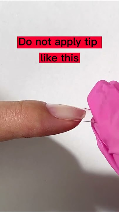 How to glue the press on nails perfectly