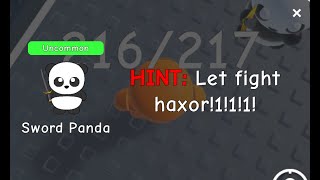 (NEW) How to get Sword Panda!🗡️🐼