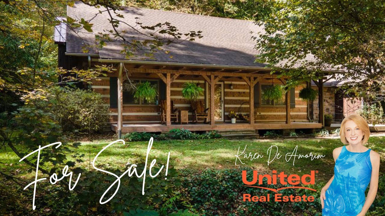 For Sale! Pigeon oneofakind log cabin nestled on 3 beautiful