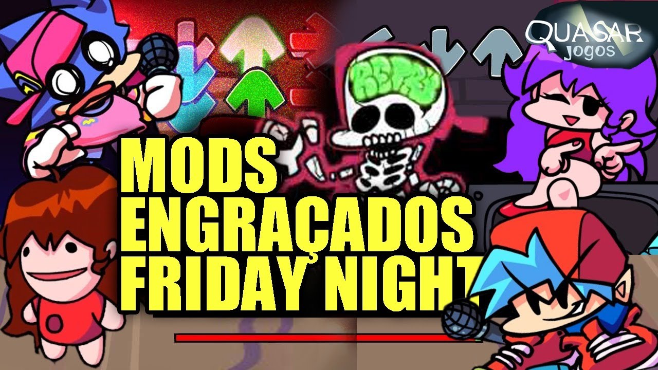 MODS Engraçados de FRIDAY NIGHT FUNKIN - Quasar Jogos 