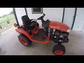 Kubota BX2350 - No crank common issues