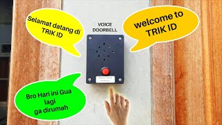 DIY Talking Doorbell (Voice) | No Arduino & No Coding