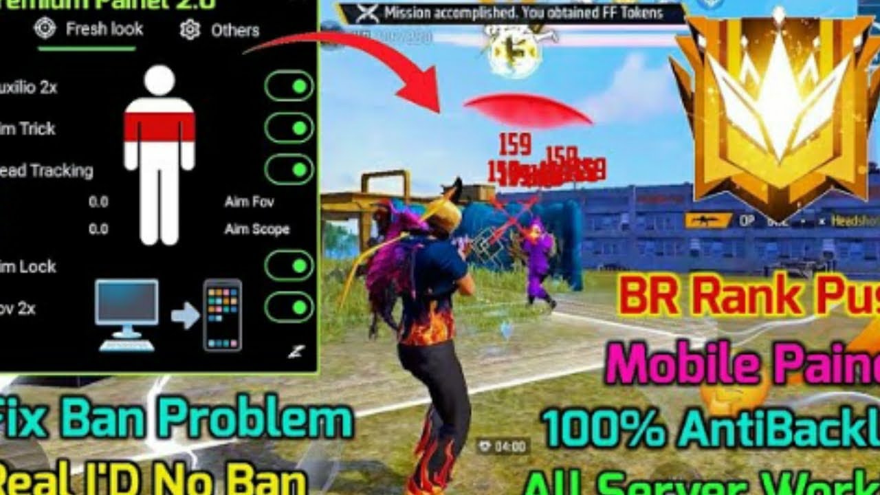 Antiban FF Sniper Mobile PanelFree Fire InjectorOb48 Free Fire Hack OB48 FF panel HackMobile🌒😵