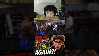 NOO GRANDPA GOT KNOCKED #fypシ #ufc #streetbeef #ufc #viral #shorts #helpmemakethismakesense #boxing