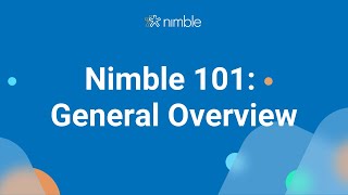 Nimble 101: General Overview (Dec 15, 2021)