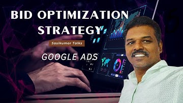 Bid Optimization Strategy - Cost Efficiency Google Ad or Meta Ad Strategy - SasikumarTalks