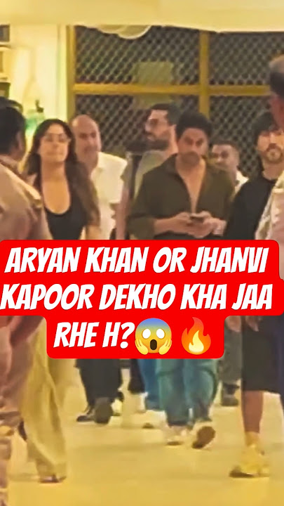 Download lagu SHAHRUKH KHAN SON ARYAN KHAN & JANHVI KAPOOR AT BADS OF BOLLYWOOD MOVIE DIRECTOR SERIES🔥😱📷 #shorts