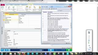 How to table design view in Microsoft access tutorial 4