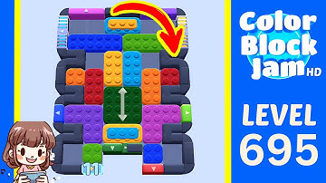 Color Block Jam Level 695 Solution Walkthrough