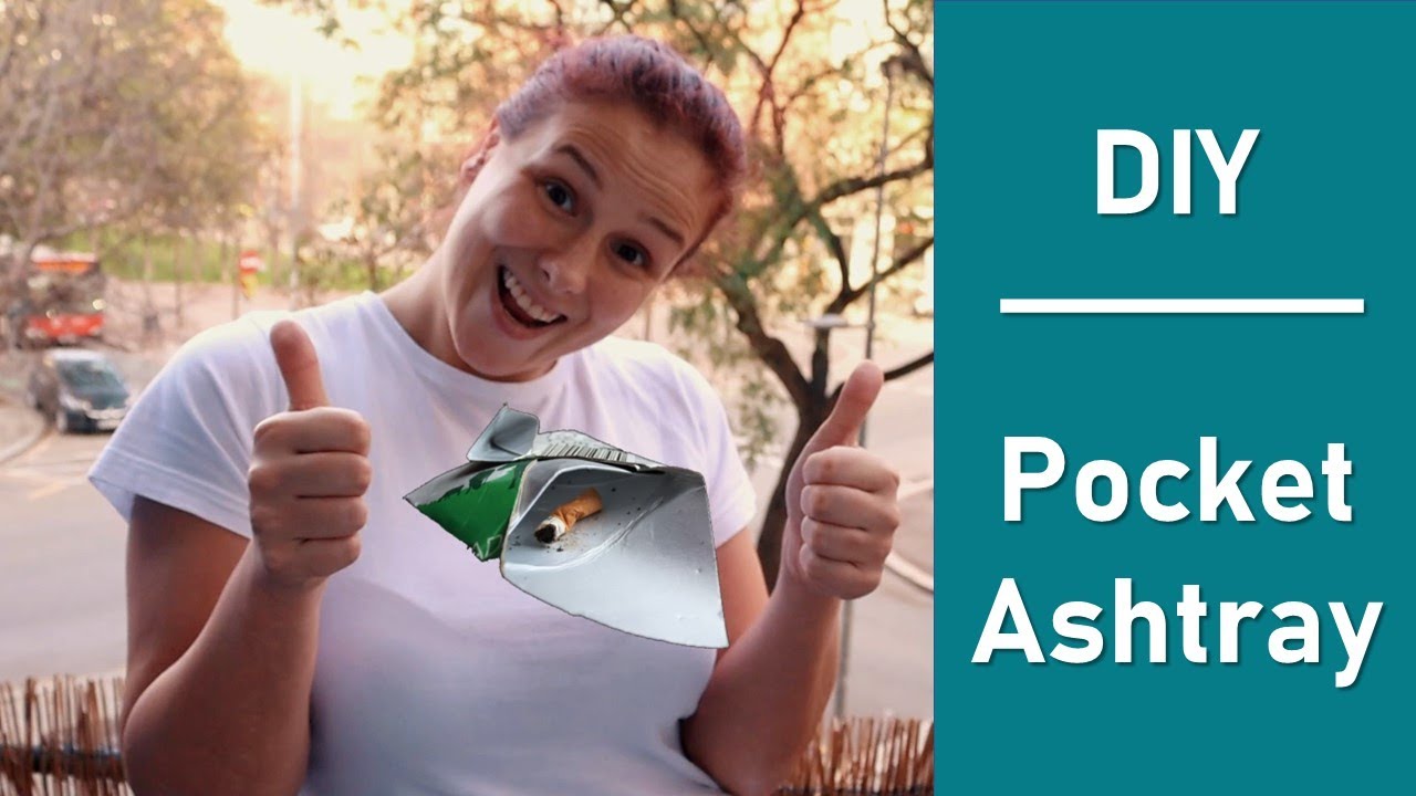 DIY Pocket Ashtray in under 5 minutes YouTube