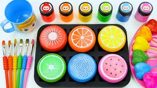 Satisfying Video l DIY How To Make Labubu Painting Water Color Giant Clay Hears Candy SPRUNKI ASMR