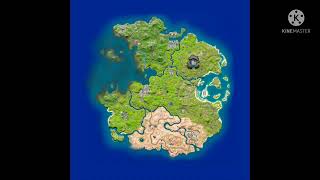 If the rocket from chapter 3 crashed onto the map (read desc) map concept #fortnite