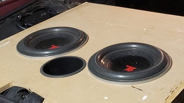 2002 z28 Camaro custom 2 12” subwoofer box, bass demo, part 2