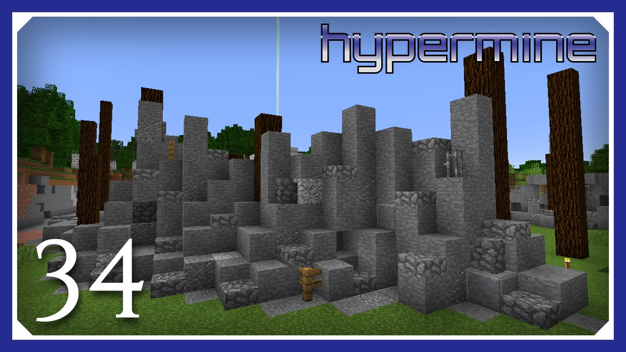 Minecraft Hypermine Vanilla Server | Arena Wall Design! | E34 ...