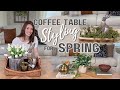 Spring coffee table styling ideas  spring tabletop decor