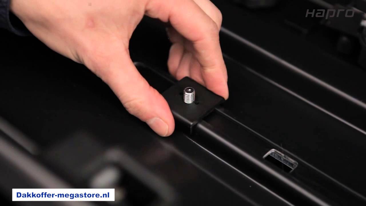 Dakkoffer Hapro T Slot Easy-Fit / met LAAGSTE PRIJS link / bagagebox / skibox