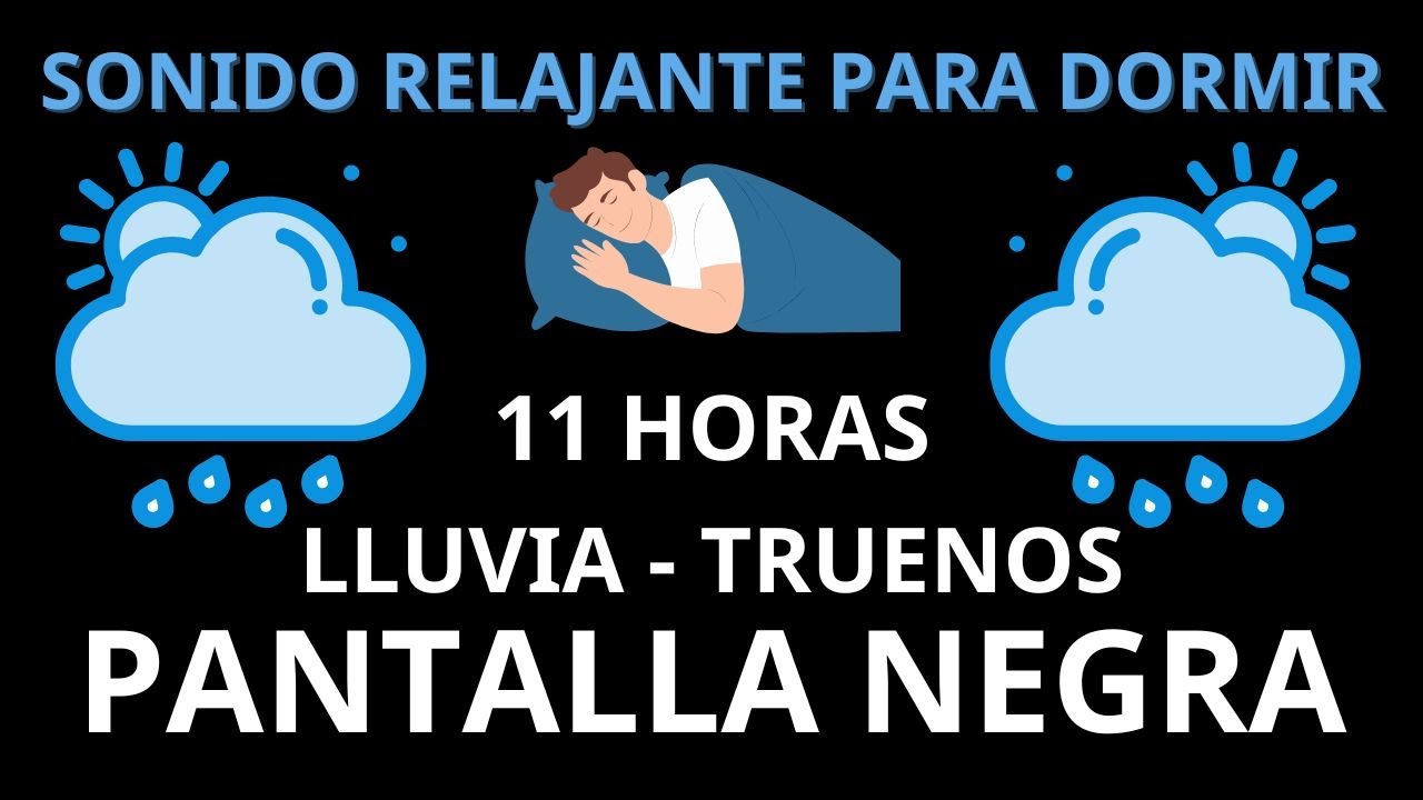 Fuertes Lluvias Y Truenos Sueño Instantáneo En 5 Minutos🌧Entrarás En ...