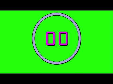 30 Seconds Countdown Green Screen Purple Text