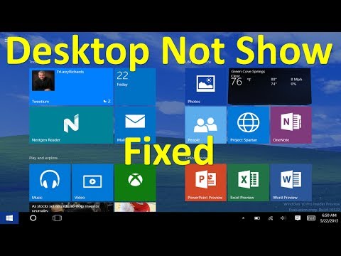How to Fix Windows 10 Desktop Icons Missing showing different things