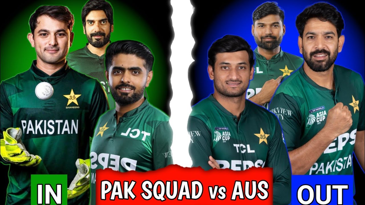 Pakistan Squad Announced Against Australia T20 Series 2026 | Babar Azam come back | Haris Rauf Out