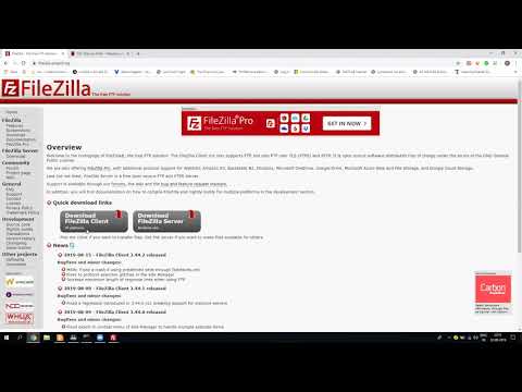 Trasnsfer files from raspberry pi to system using filezilla