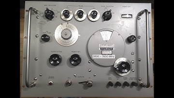 HP 618C SHF Signal Generator 3800 7600MHz test teardown