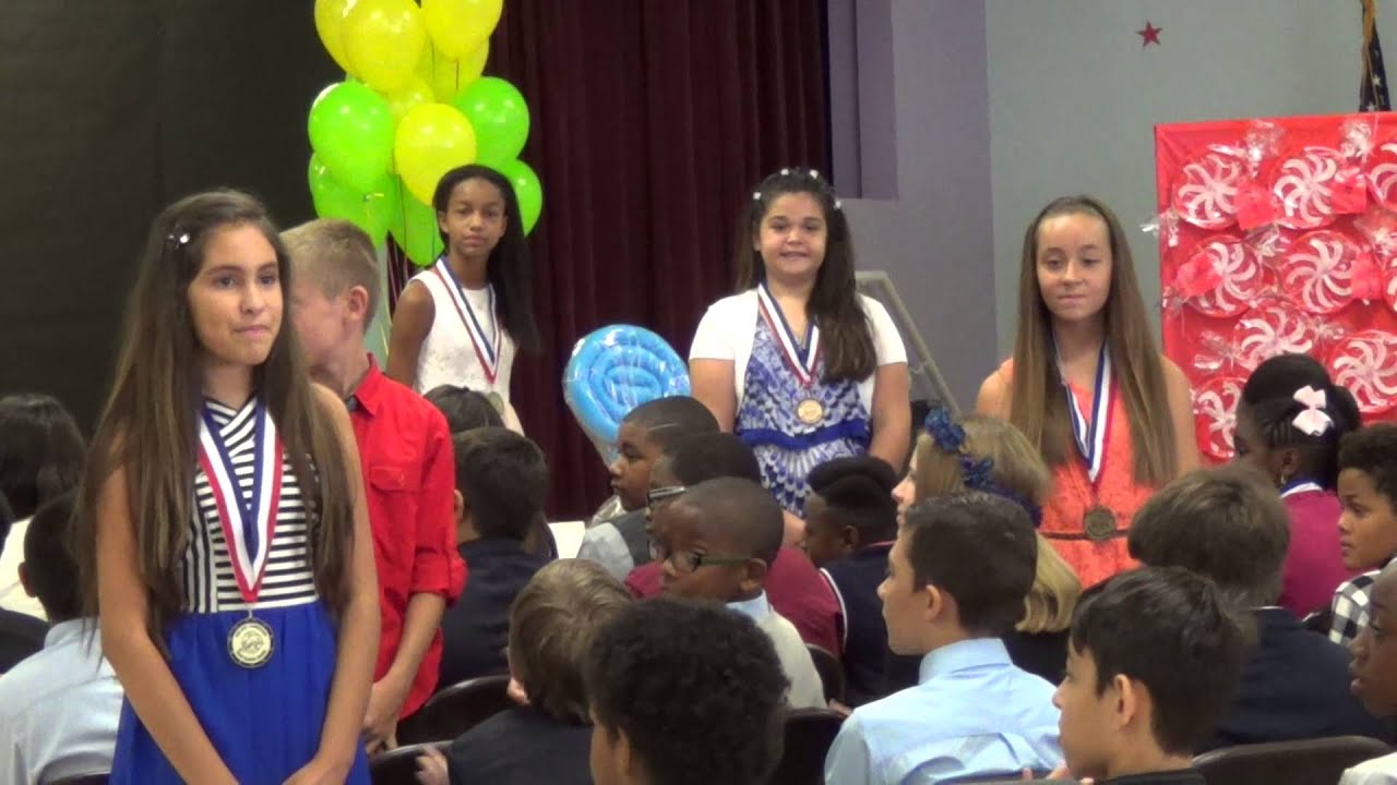 Sara Graduates 5th Grade Welleby Elementary 2015 YouTube