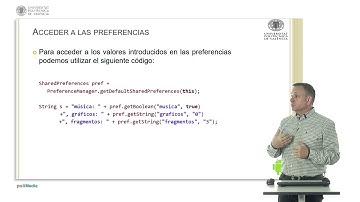 Añadir preferencias en Android |  | UPV