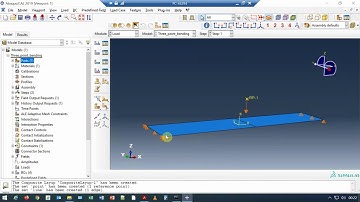 three point bending composites ABAQUS
