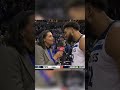 KAT was havin' some FUN postgame 👏 #shorts