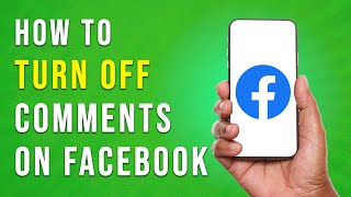 How To Turn Off Comments On Facebook Posts - (EASY)