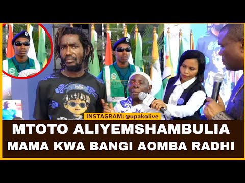 INASIKITISHA UCHUNGU WA MAMA AJA NA MTOTO ALIYEMPIGA MBELE YA MTUME MWAMPOSA BANGI POMBE ZATAJWA 