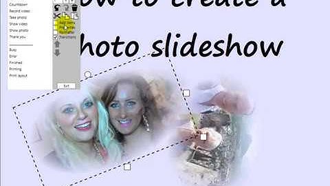 Create a photo slideshow in RightBooth