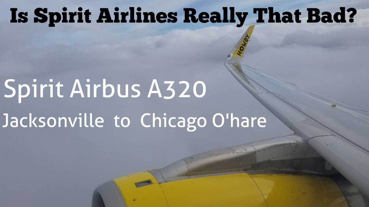 TRIP REPORT! Spirit A320 Jacksonville (JAX) to Chicago O'hare (ORD) Economy Class | N651NK