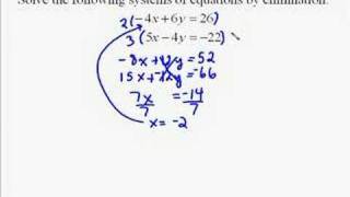 A17.10 Solving Systems of Equations by Elimination