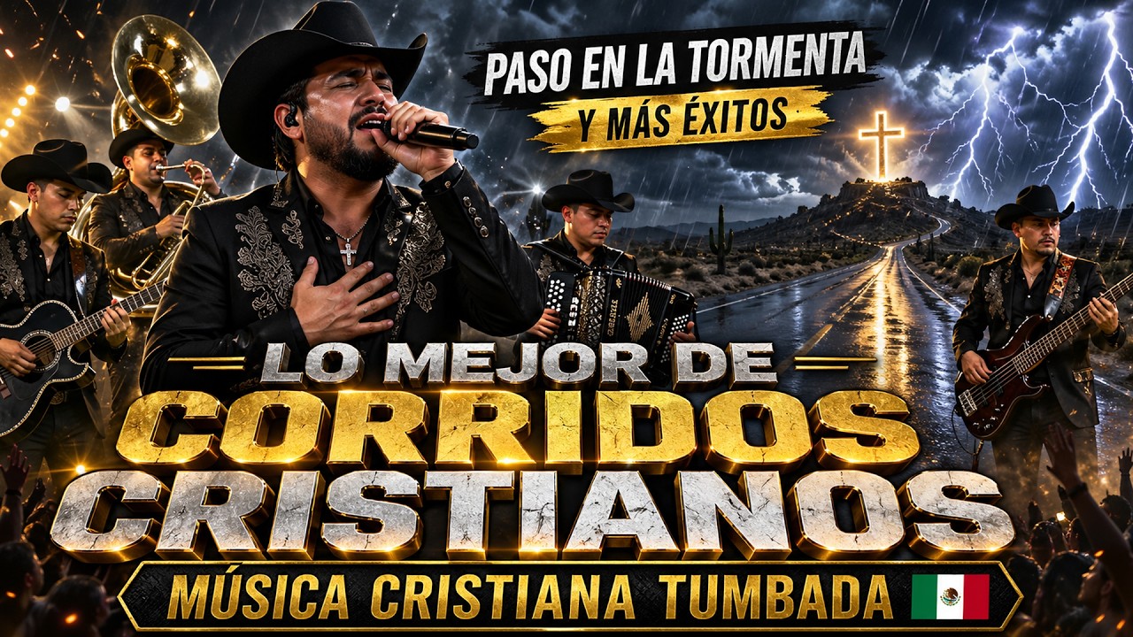 Paso en la Tormenta y Más Éxitos | Lo Mejor de Corridos Cristianos | Música Cristiana Tumbados