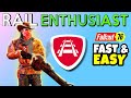 Fallout 76 how to do rail enthusiast easiest possum badge guide