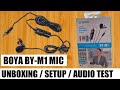 Best Cheap Microphone | Unboxing: Boya M1Universal Microphone | Setup and review tamil #tamil #boya