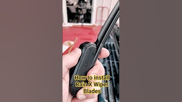 How to install  Rain X Wiper Blades