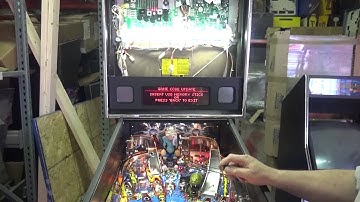 #610 Stern METALLICA PRO Pinball Machine & How to UPLOAD NEW CODE! TNT Amusements