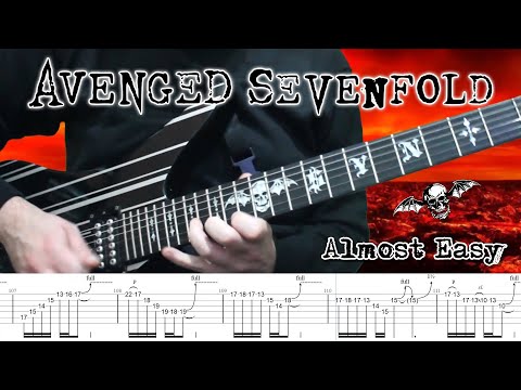 Avenged Sevenfold Almost Easy Guitar Cover TABS 