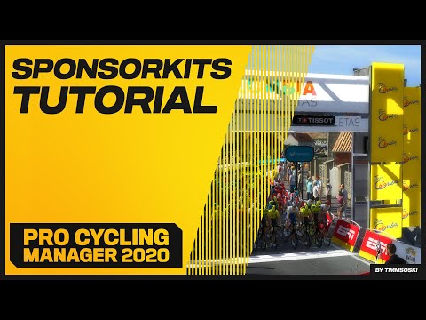 TUTORIAL: How to Install Sponsorkits / Sponsor Boards on PCM20 // Pro Cycling Manager 2020